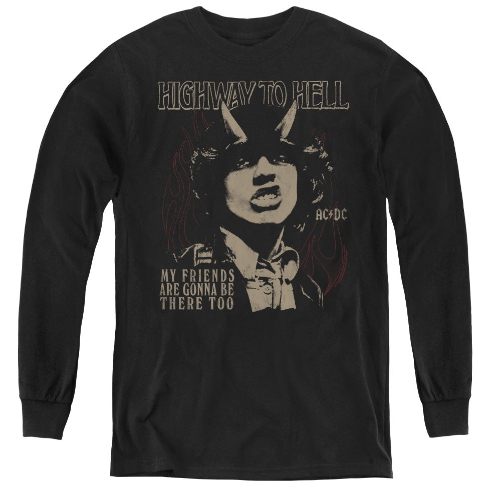 AC/DC My Friends Long Sleeve Kids Youth T Shirt Black Hoodie, Sweatshirt | CiraTrend.com