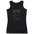 AC/DC Rock Label Womens Tank Top Shirt Black Hoodie, Sweatshirt | CiraTrend.com