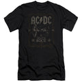 AC/DC Rock Label Slim Fit Mens T Shirt Black Hoodie, Sweatshirt | CiraTrend.com