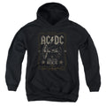 AC/DC Rock Label Kids Youth Hoodie Black T-Shirts, Sweatshirt | CiraTrend.com