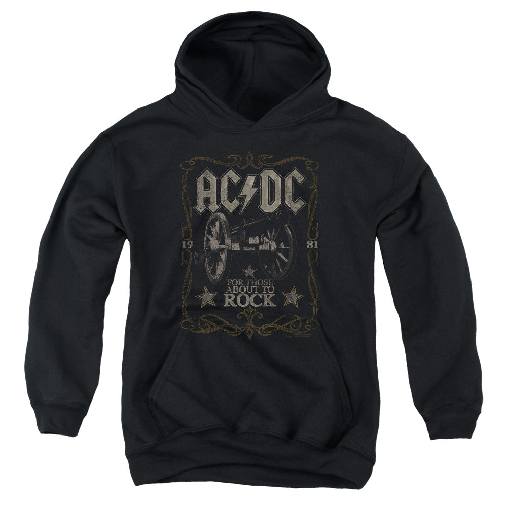 AC/DC Rock Label Kids Youth Hoodie Black T-Shirts, Sweatshirt | CiraTrend.com