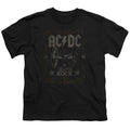 AC/DC Rock Label Kids Youth T Shirt Black Hoodie, Sweatshirt | CiraTrend.com
