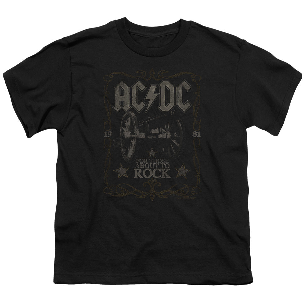 AC/DC Rock Label Kids Youth T Shirt Black Hoodie, Sweatshirt | CiraTrend.com
