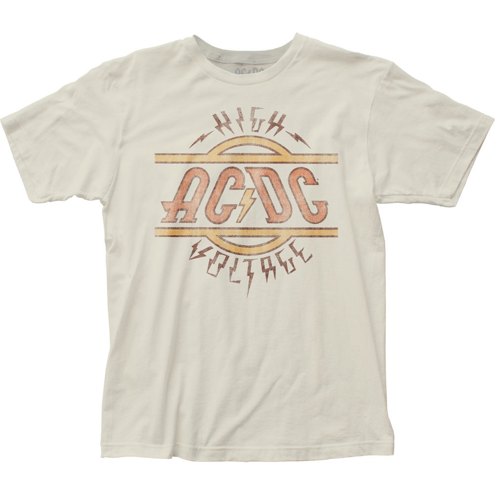 AC/DC High Voltage Mens T Shirt Vintage White Hoodie, Sweatshirt | CiraTrend.com