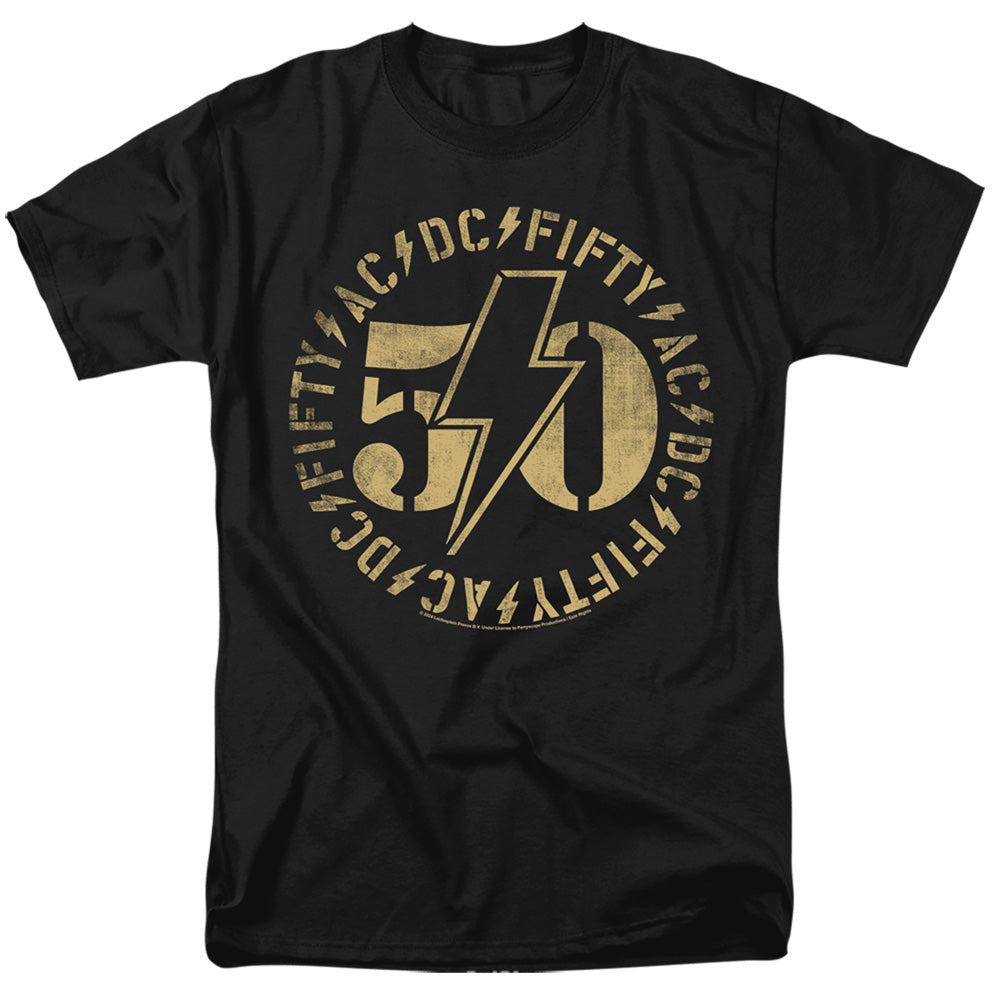 Acdc 50 Logo Mens T Shirt Black Hoodie, Sweatshirt | CiraTrend.com
