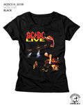 AC/DC Ladies S/S T-Shirt - AC/DC Live - Solid Black Hoodie, Sweatshirt | CiraTrend.com