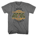 AC/DC Mens S/S T-Shirt - High Voltage - Heather Graphite Heather Hoodie, Sweatshirt | CiraTrend.com