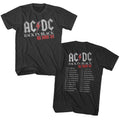 AC/DC Mens S/S T-Shirt - In Black Uk Tour - Solid Smoke Hoodie, Sweatshirt | CiraTrend.com