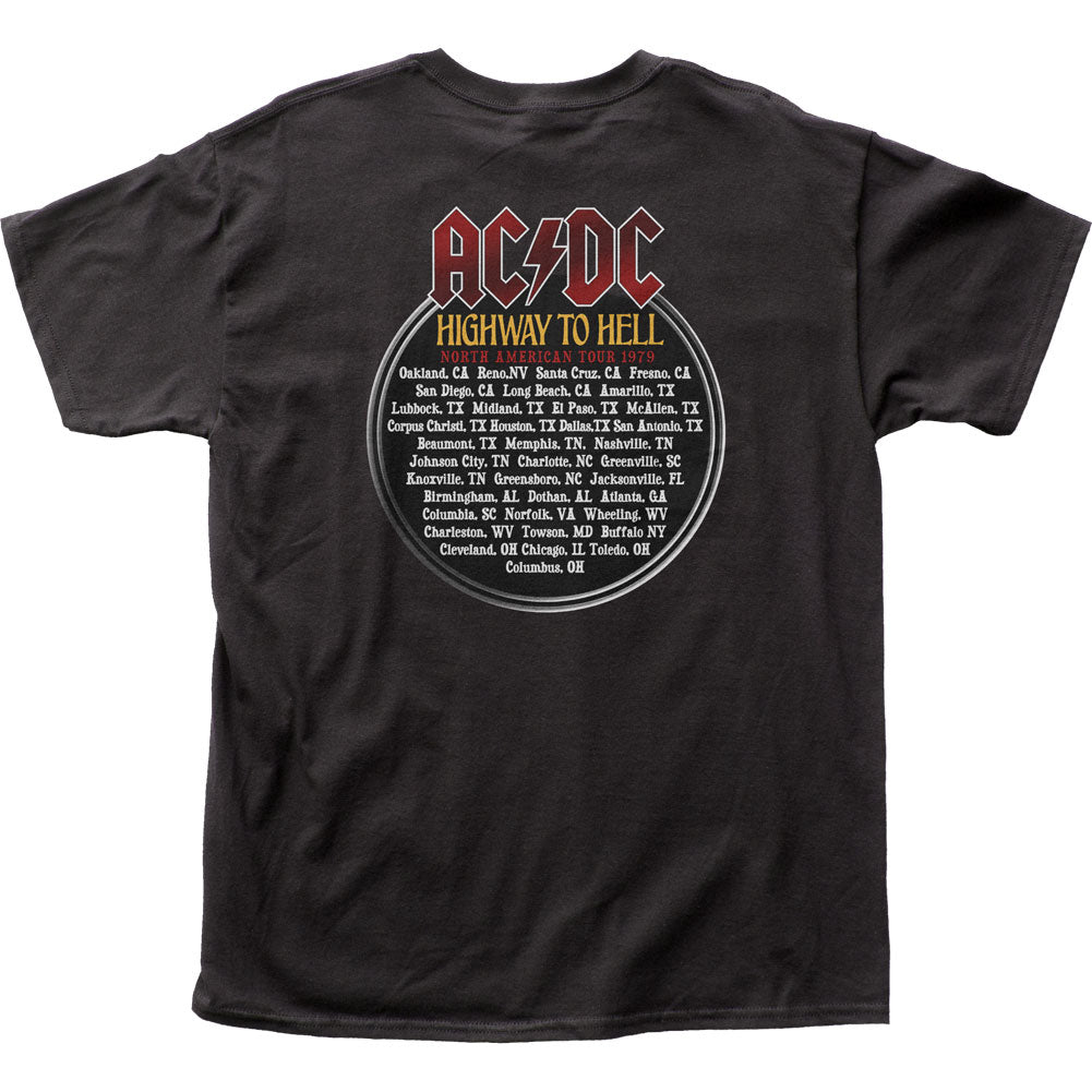 AC/DC Highway to Hell Tour Mens T Shirt Black Hoodie, Sweatshirt | CiraTrend.com (Image 2)