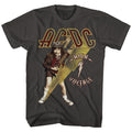 AC/DC Mens S/S T-Shirt - High Voltage - Solid Smoke Hoodie, Sweatshirt | CiraTrend.com