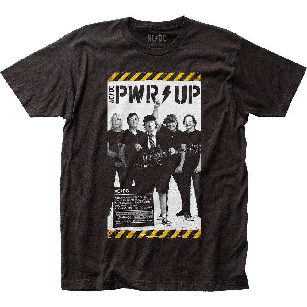 AC/DC PWR Up Poster Mens T Shirt Black Hoodie, Sweatshirt | CiraTrend.com