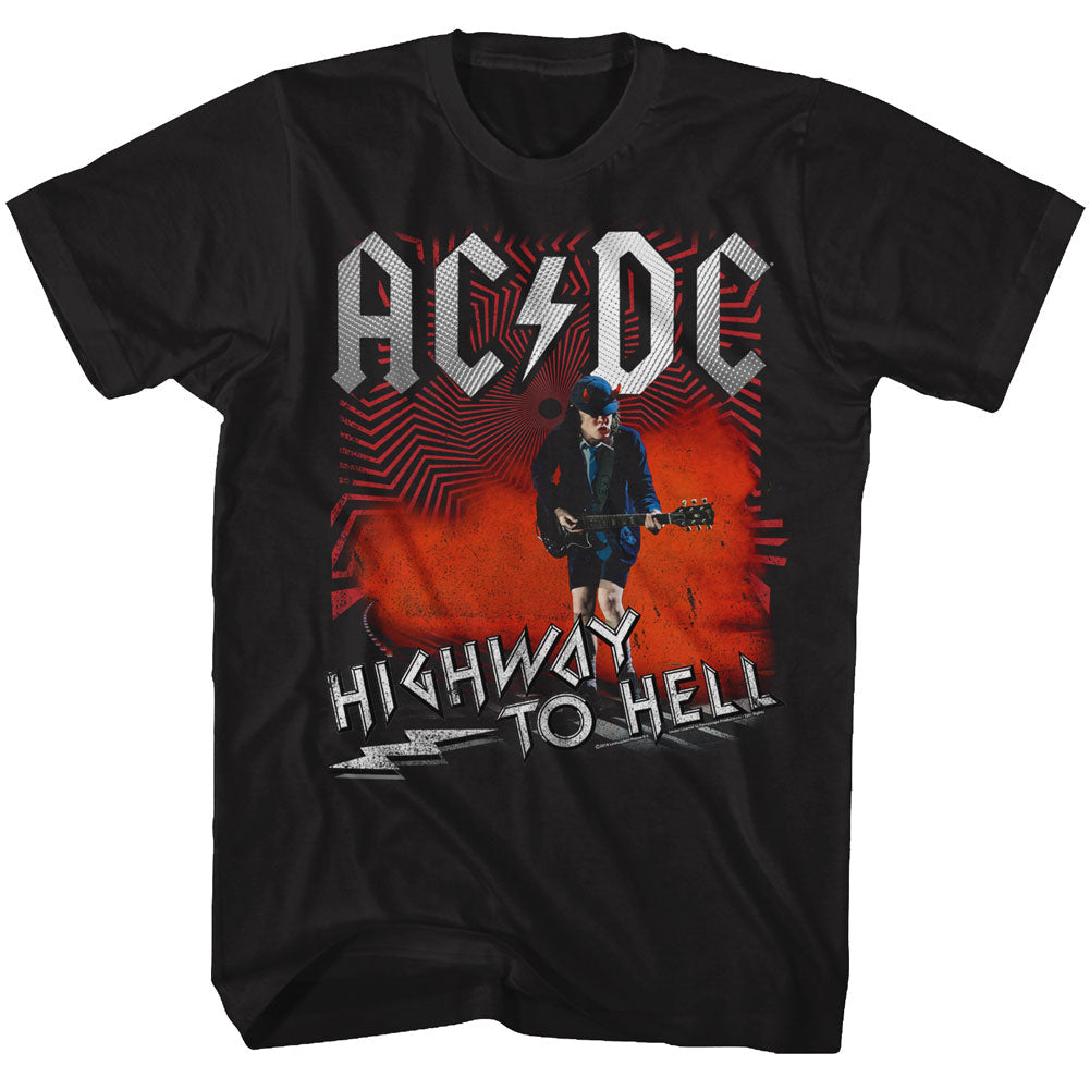AC/DC Mens S/S T-Shirt - Hth - Solid Black Hoodie, Sweatshirt | CiraTrend.com
