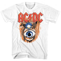 AC/DC Mens S/S T-Shirt - Vintage Fly On Wall - Solid White Hoodie, Sweatshirt | CiraTrend.com