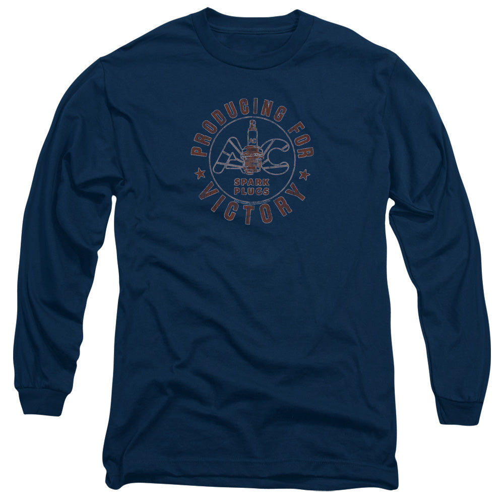 AC Delco Producing For Victory Mens Long Sleeve Shirt Navy Blue Hoodie, Sweatshirt | CiraTrend.com