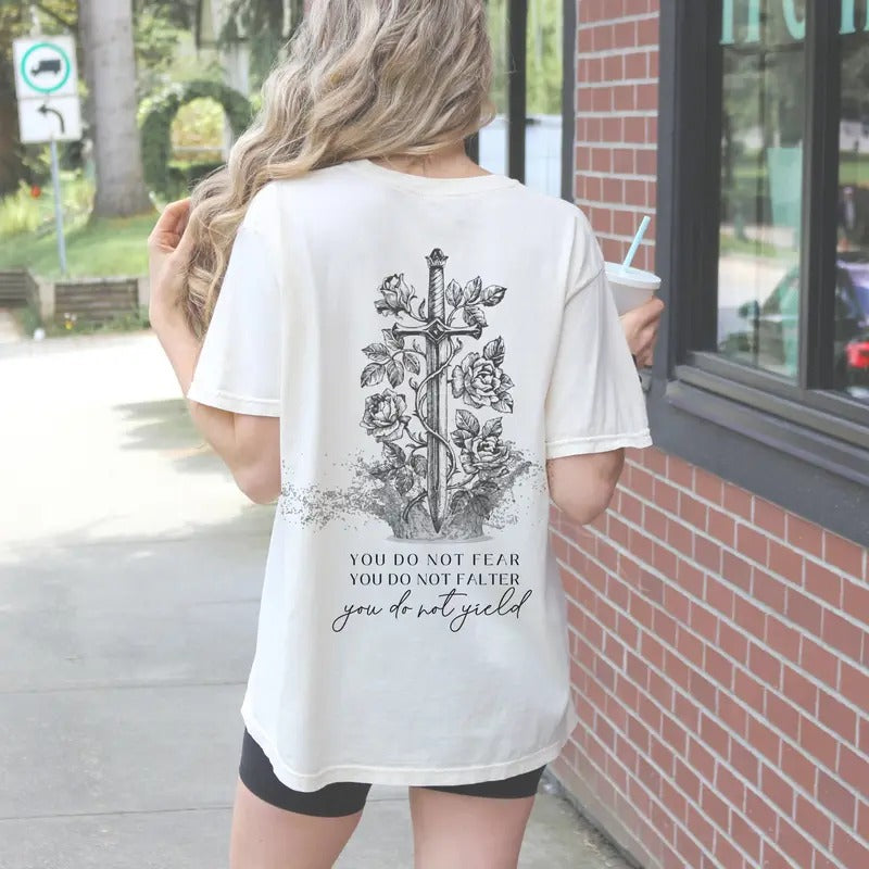 ACOTAR T-Shirt ACOTAR Merch Velaris Shirt You Do Not Yield Rhysand Feyre SJM Merch Sarah J Maas Merch T Acotar Gifts Sarah J Maas Bookstagram