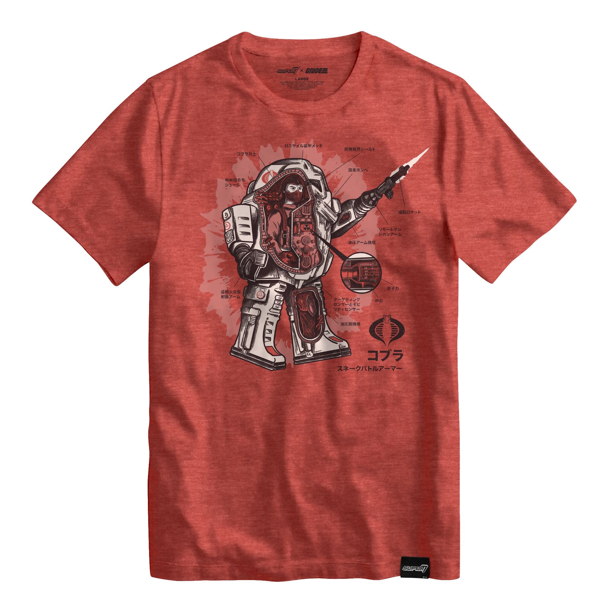 G.I. Joe Snake Armor Dissection T-shirt Hoodie, Sweatshirt | CiraTrend.com (Image 1)