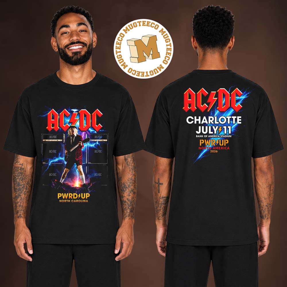 AD DC North America 2026 Event Tee At Charlotte On July 11 2026 Two Sided Unisex T Shirt