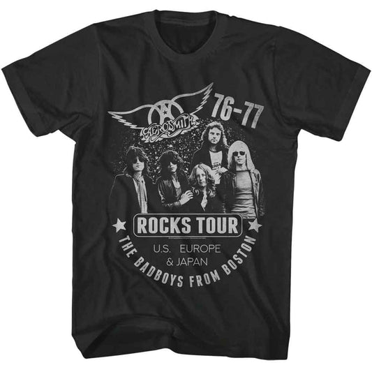 Aerosmith 76 77 Rocks Tour Official T-Shirt