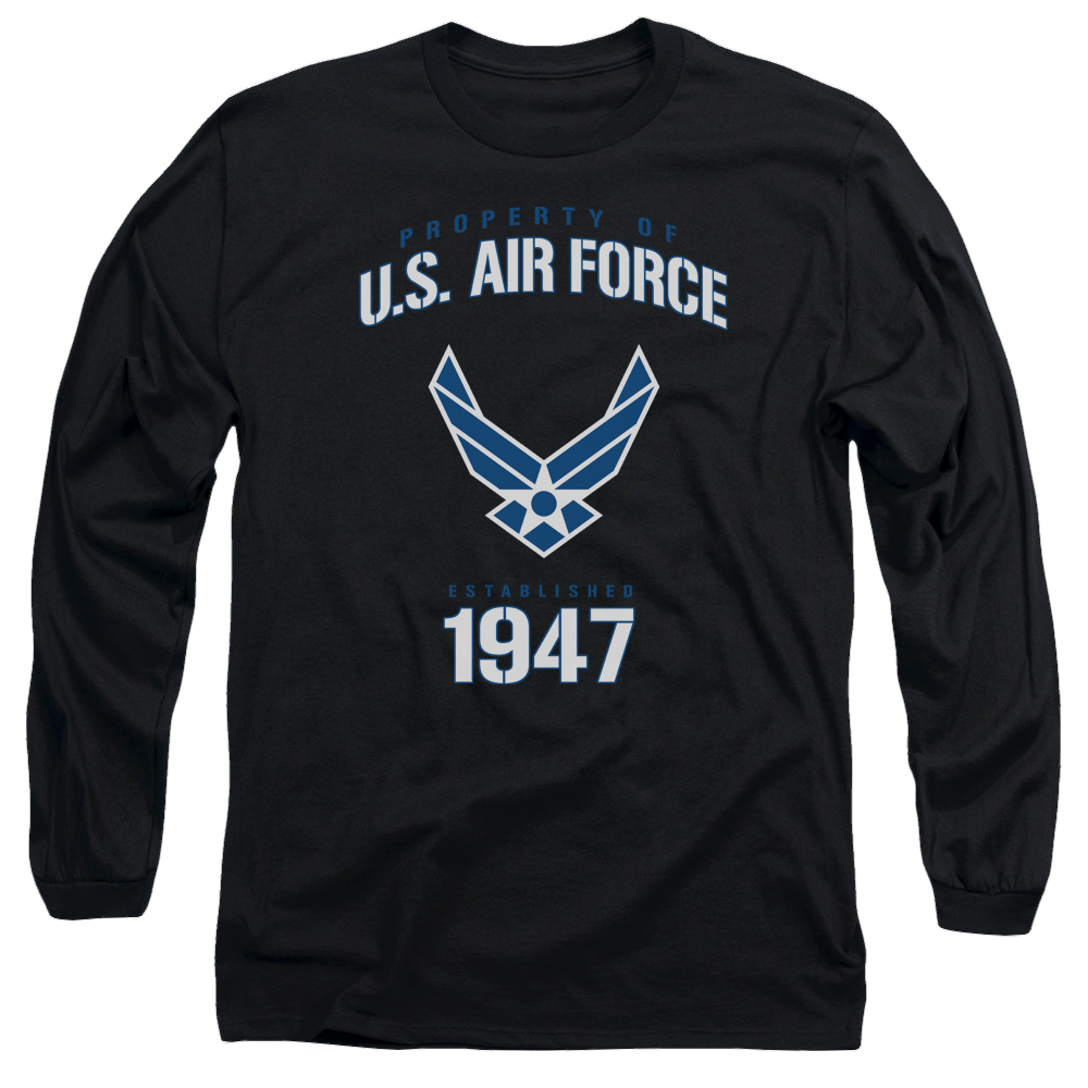 Air Force Property Of - Men's Long Sleeve T-Shirt Hoodie, Sweatshirt | CiraTrend.com
