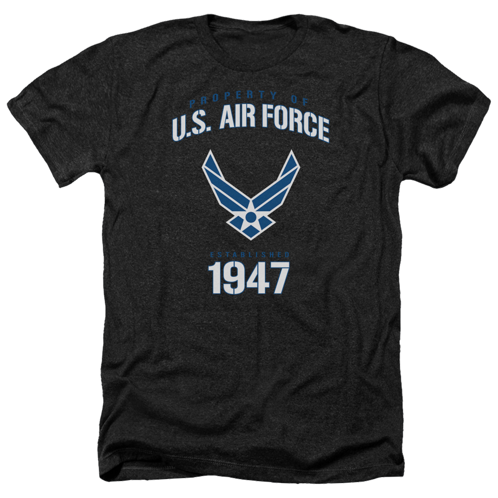 Air Force Property Of - Men's Heather T-Shirt Hoodie, Sweatshirt | CiraTrend.com