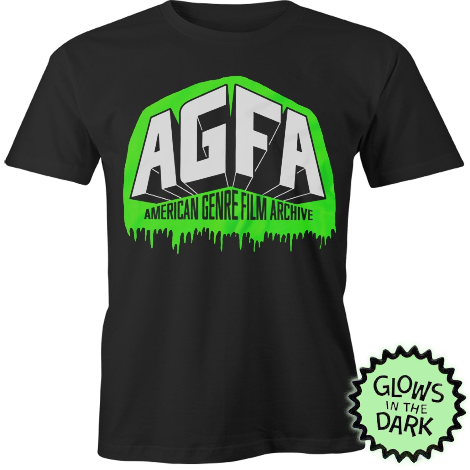 AGFA "GLOW in the DARK" SLIME LOGO SHIRT Hoodie, Sweatshirt | CiraTrend.com