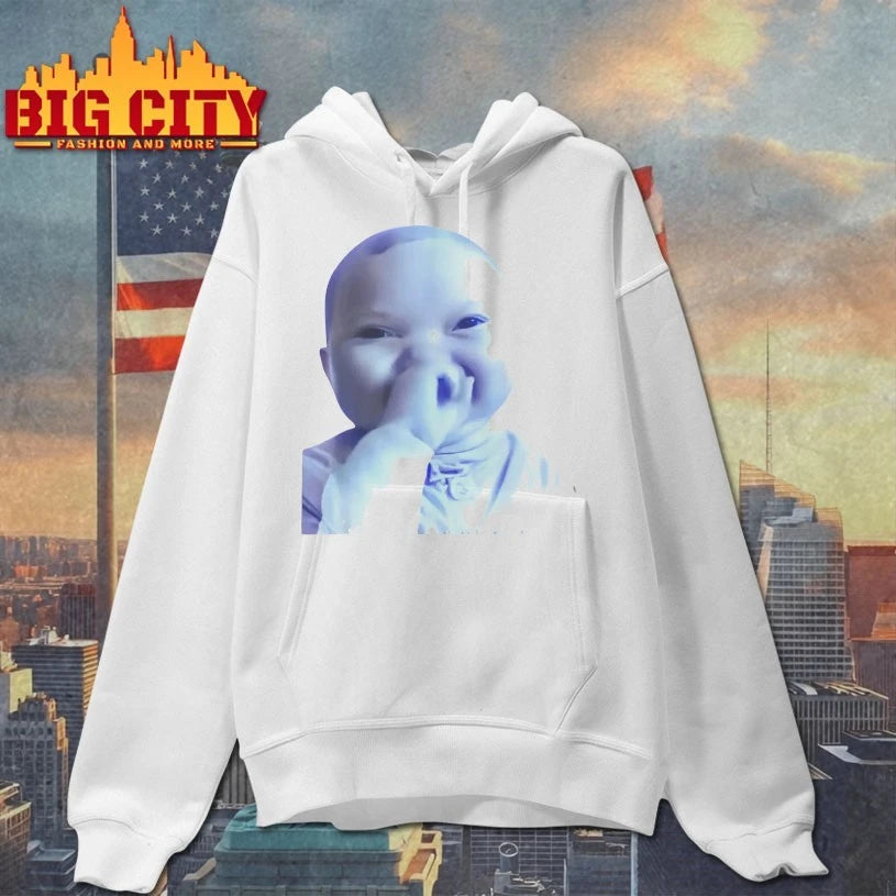 AI Baby Holding Laugh Meme Viral Trend shirt