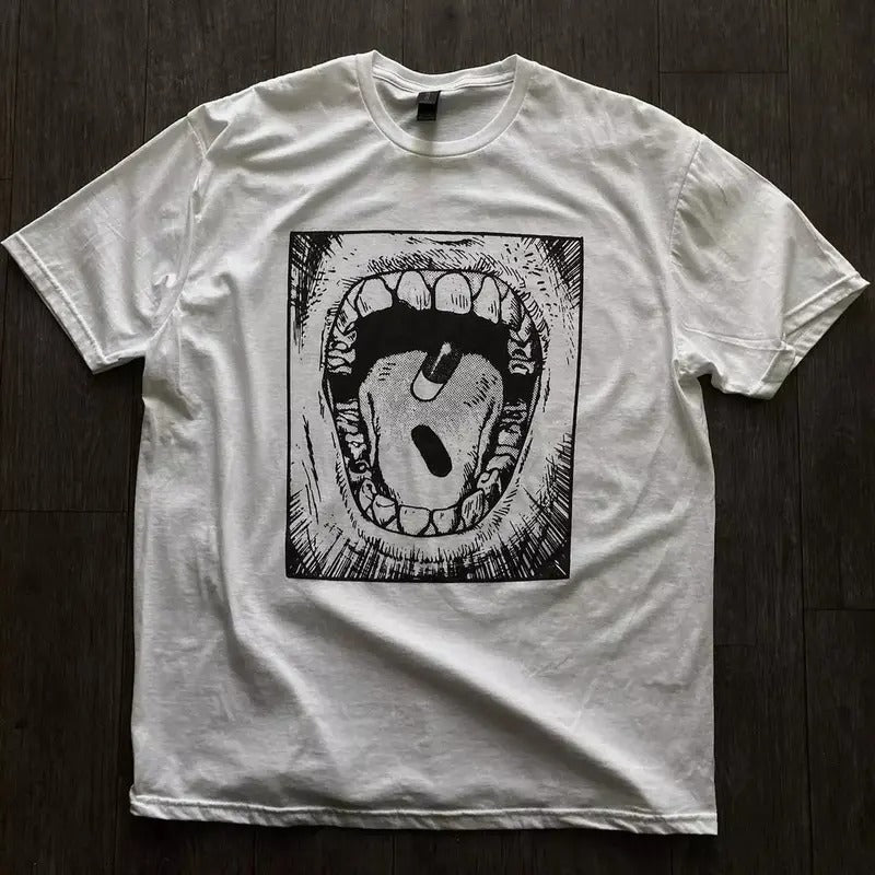 AKIRA PILL UNISEX TEE ANIME T-SHIRT - GILDAN - HIGH QUALITY PRINT Hoodie, Sweatshirt | CiraTrend.com