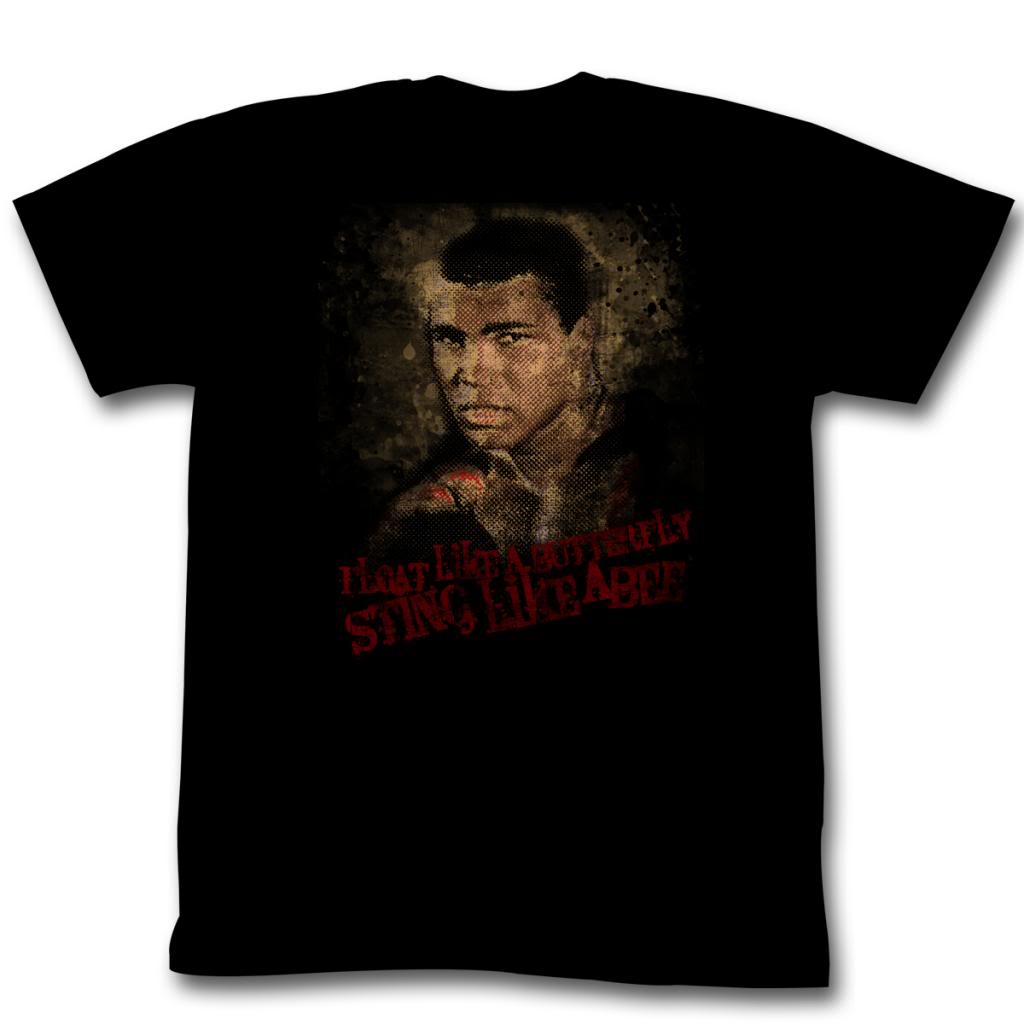 Muhammad Ali S S Sting Like Bee Solid Black T-Shirts, Hoodie, Sweatshirt