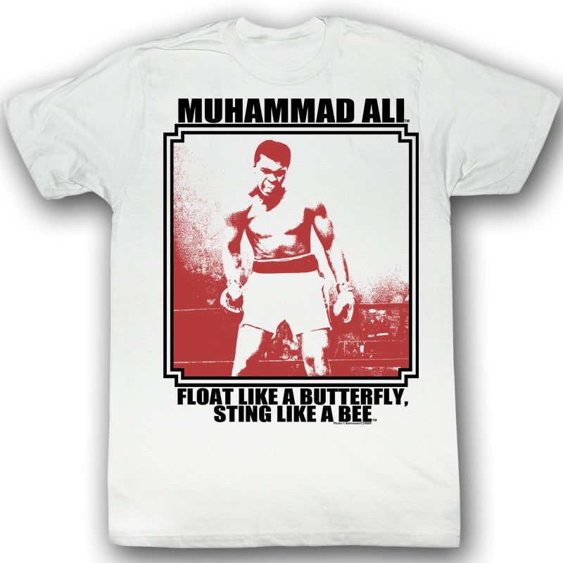 Muhammad Ali Mens S/S T-Shirt - Lurkin - Solid White Hoodie, Sweatshirt | CiraTrend.com