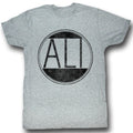 Muhammad Ali Mens S/S T-Shirt - Ali Circle - Heather Gray Heather Hoodie, Sweatshirt | CiraTrend.com