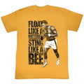 Muhammad Ali Mens S/S T-Shirt - Like A Bee - Solid Ginger Hoodie, Sweatshirt | CiraTrend.com