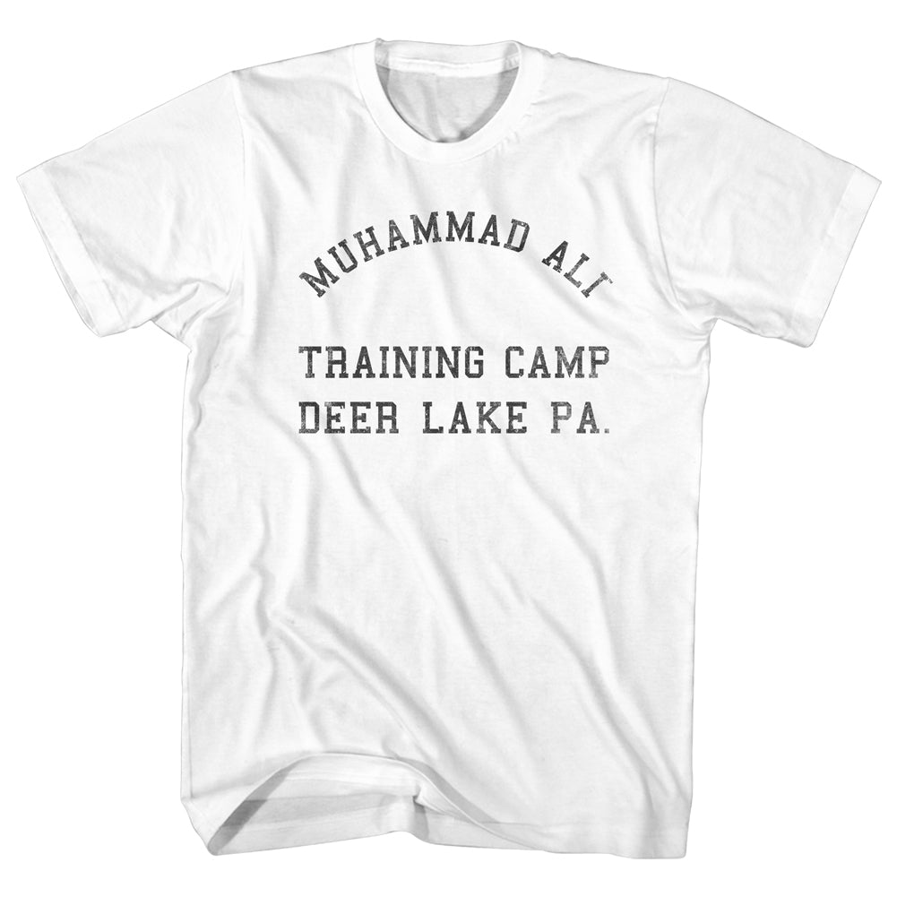 Muhammad Ali Mens S/S T-Shirt - Deer Lake - Solid White Hoodie, Sweatshirt | CiraTrend.com