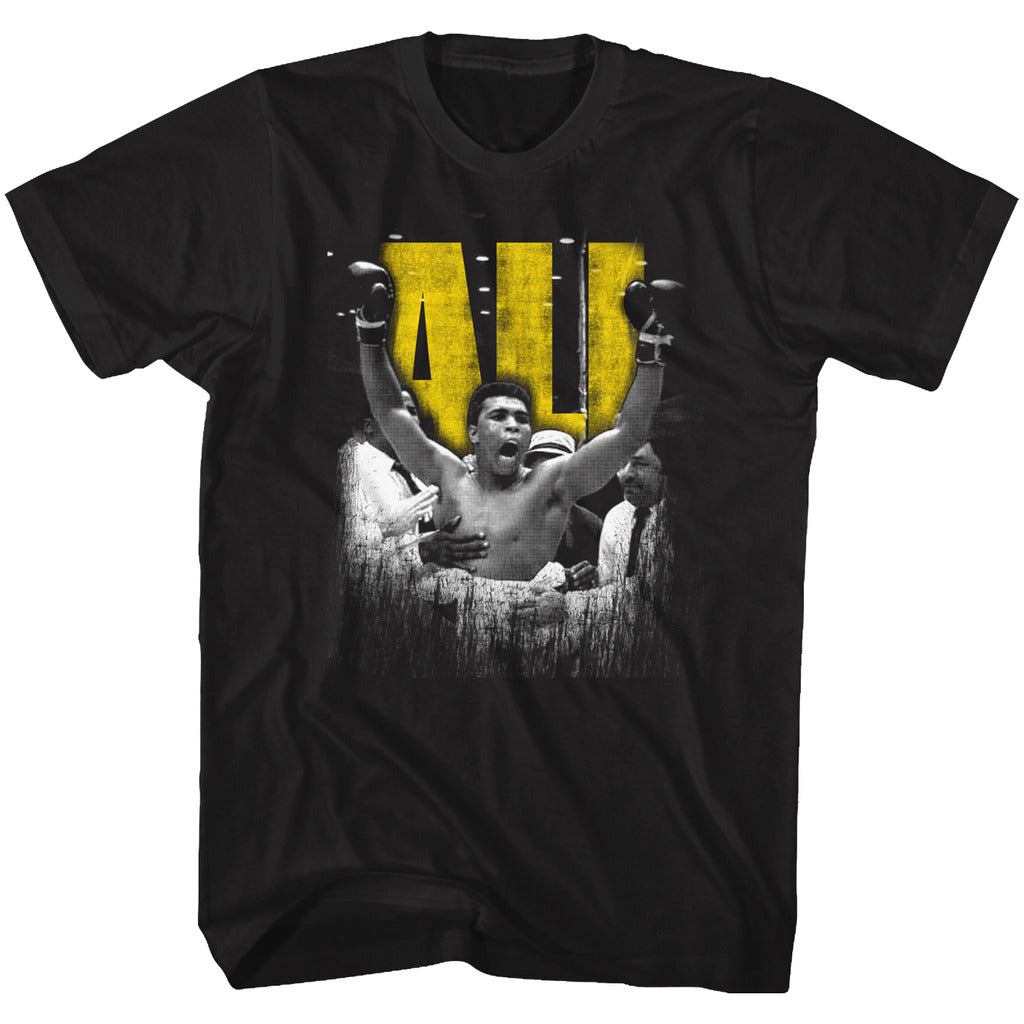 Muhammad Ali Mens S/S T-Shirt - Super Ali - Solid Black Hoodie, Sweatshirt | CiraTrend.com
