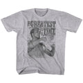 Muhammad Ali Toddler S/S T-Shirt - Training Stance - Heather Gray Heather Hoodie, Sweatshirt | CiraTrend.com