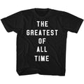 Muhammad Ali Toddler S/S T-Shirt - Goat - Solid Black Hoodie, Sweatshirt | CiraTrend.com
