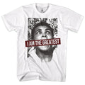 Muhammad Ali Mens S/S T-Shirt - Ali 1067 - Solid White Hoodie, Sweatshirt | CiraTrend.com