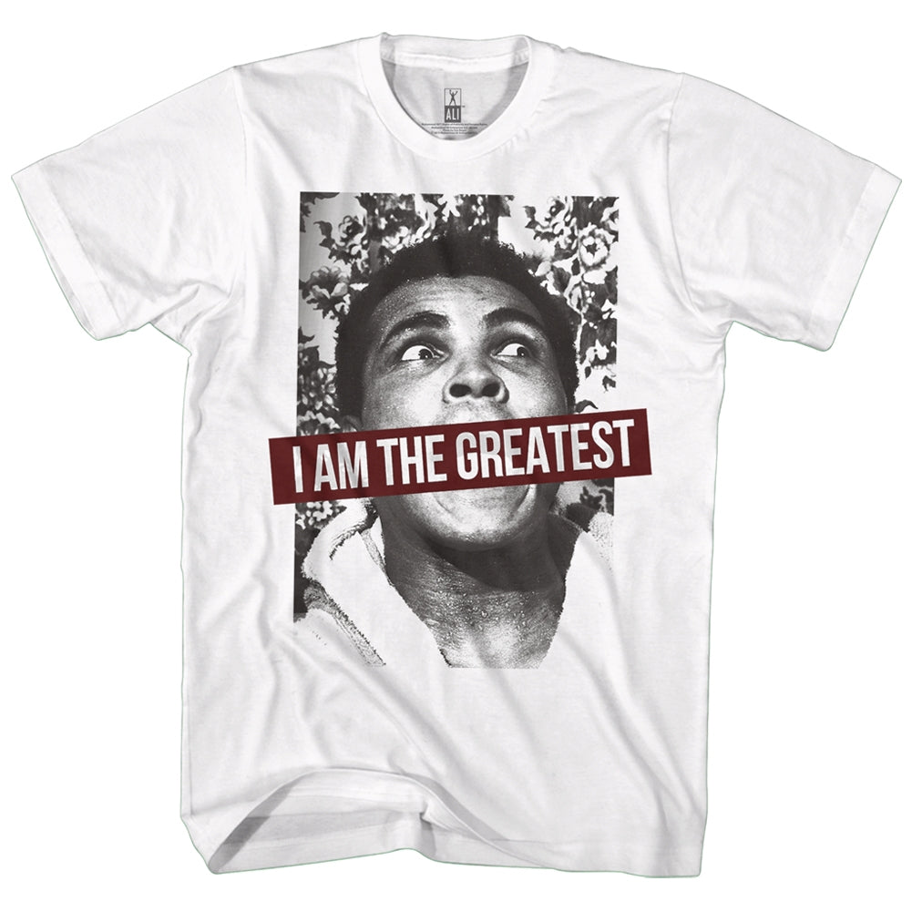 Muhammad Ali Mens S/S T-Shirt - Ali 1067 - Solid White Hoodie, Sweatshirt | CiraTrend.com