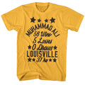 Muhammad Ali Mens S/S T-Shirt - Stars - Solid Ginger Hoodie, Sweatshirt | CiraTrend.com