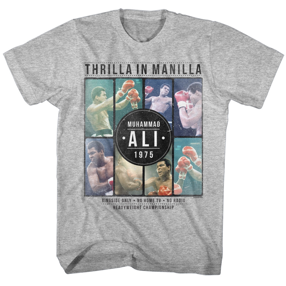 Muhammad Ali Mens S/S T-Shirt - Collage - Heather Gray Heather Hoodie, Sweatshirt | CiraTrend.com