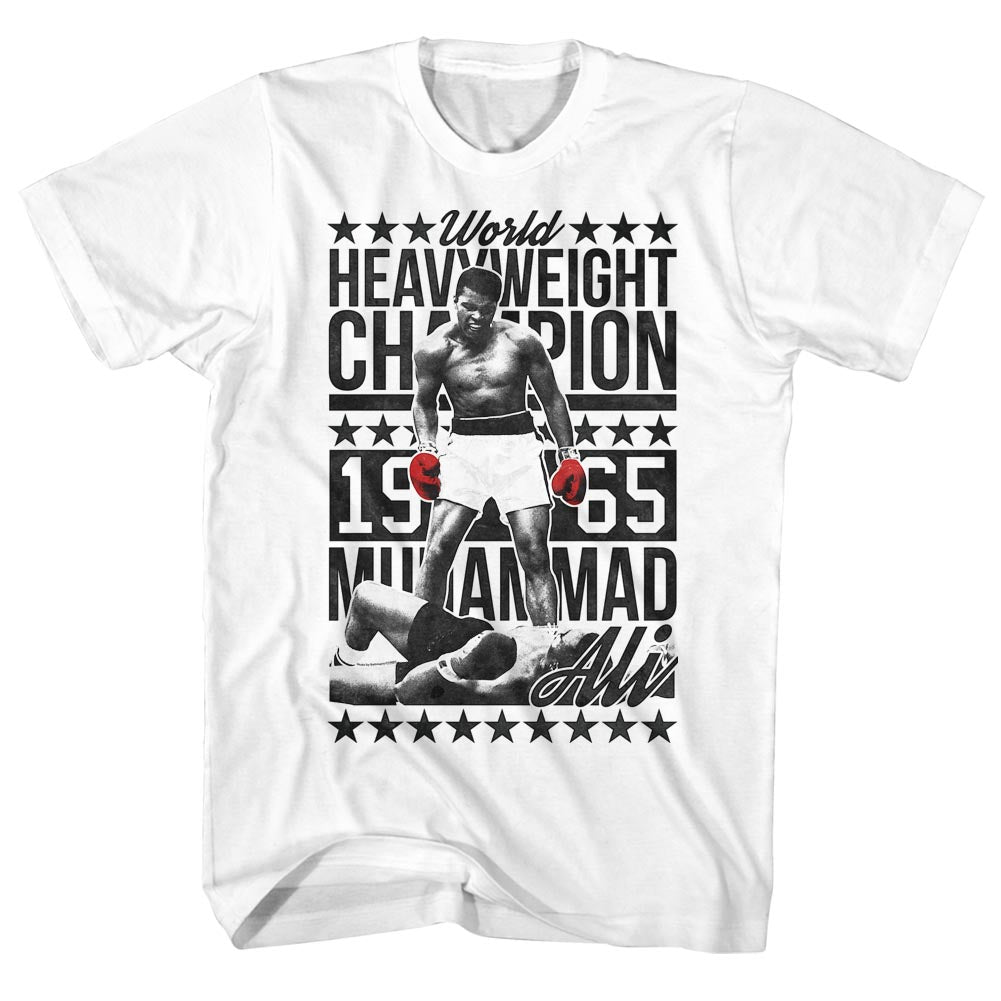 Muhammad Ali Mens S/S T-Shirt - Sixfourchamp - Solid White Hoodie, Sweatshirt | CiraTrend.com
