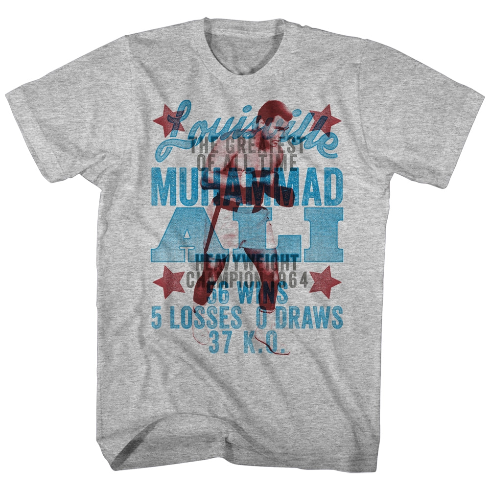 Muhammad Ali Mens S/S T-Shirt - Overlay - Heather Gray Heather Hoodie, Sweatshirt | CiraTrend.com