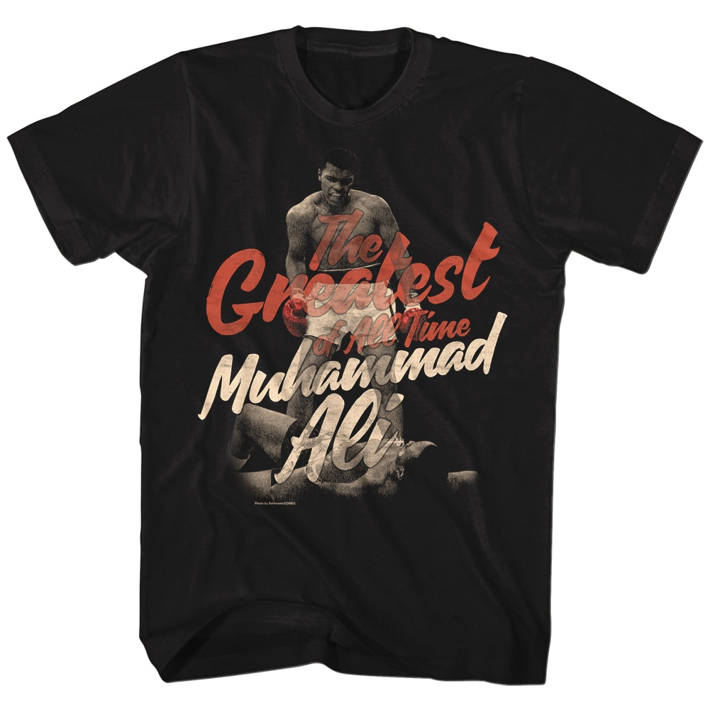 Muhammad Ali Mens S/S T-Shirt - Great - Solid Black Hoodie, Sweatshirt | CiraTrend.com