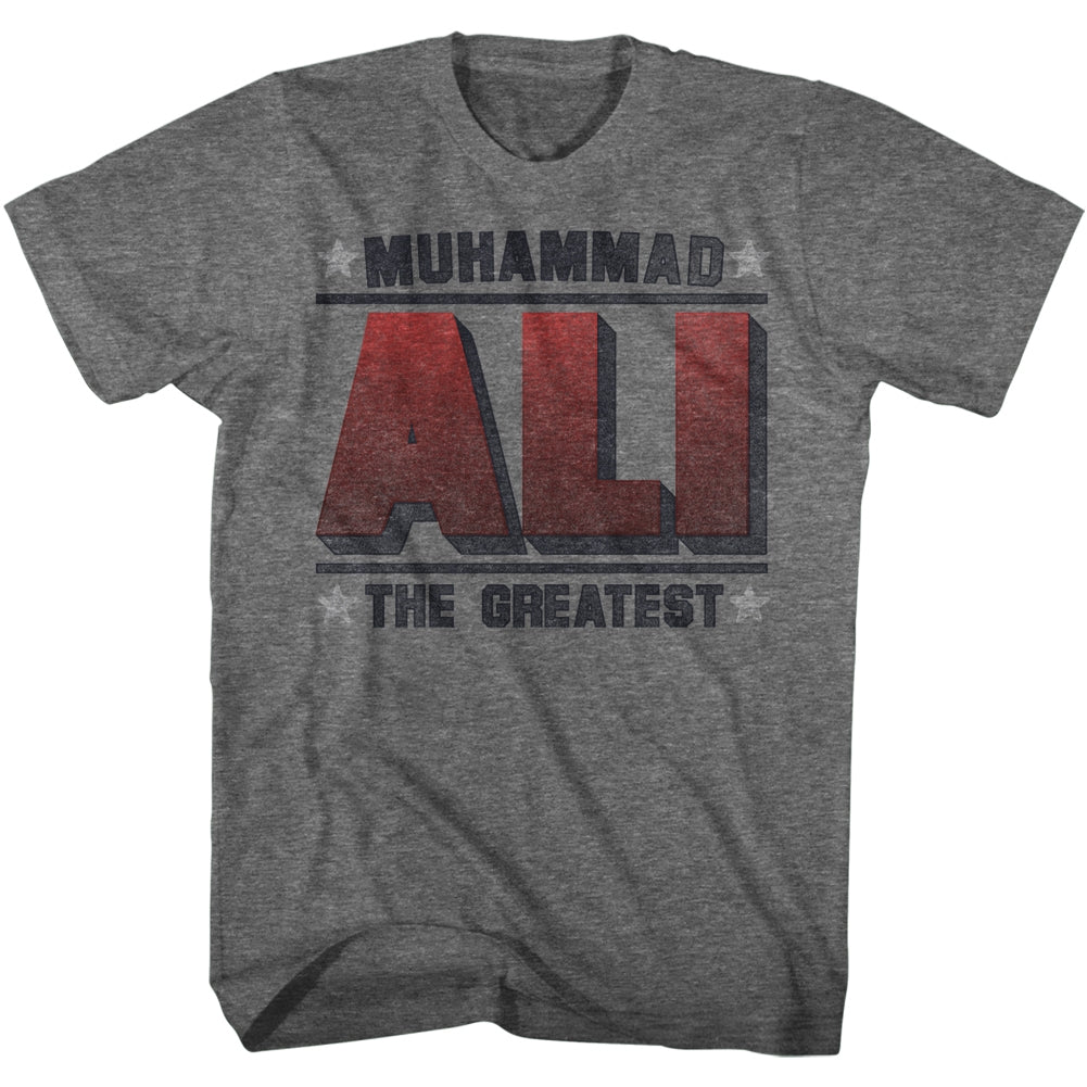 Muhammad Ali Mens S/S T-Shirt - Greatest - Heather Graphite Heather Hoodie, Sweatshirt | CiraTrend.com
