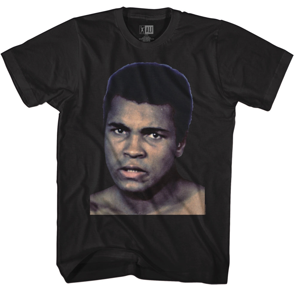 Muhammad Ali Mens S/S T-Shirt - Big Face - Solid Black Hoodie, Sweatshirt | CiraTrend.com
