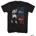 Muhammad Ali Mens S/S T-Shirt - Like A - Solid Black Hoodie, Sweatshirt | CiraTrend.com