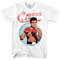 Muhammad Ali Mens S/S T-Shirt - Cassius - Solid White Hoodie, Sweatshirt | CiraTrend.com