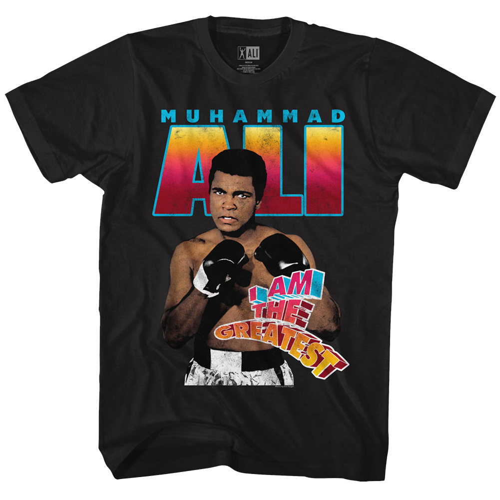Muhammad Ali Mens S/S T-Shirt - Amgreatest - Solid Black Hoodie, Sweatshirt | CiraTrend.com
