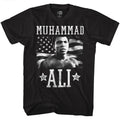 Muhammad Ali Mens S/S T-Shirt - Ali America - Solid Black Hoodie, Sweatshirt | CiraTrend.com