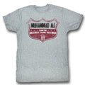 Muhammad Ali Mens S/S T-Shirt - Ali Crest - Heather Gray Heather Hoodie, Sweatshirt | CiraTrend.com