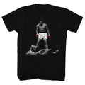 Muhammad Ali Mens S/S T-Shirt - Red Gloves - Solid Black Hoodie, Sweatshirt | CiraTrend.com